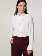 Image sur Chemisier à col lavallière en soie INTESA