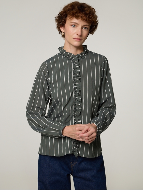 Bild von Bluse mit Rüschen