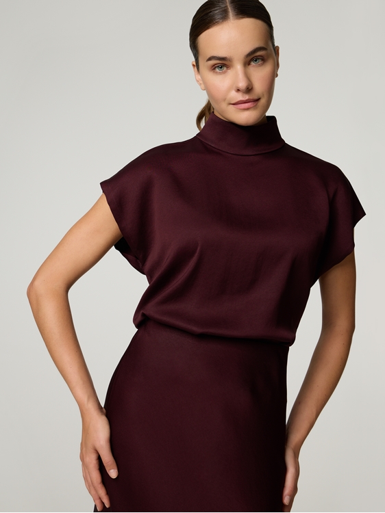 Image sur Stehkragenbluse