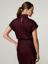 Bild von Blusenshirt aus Satin ALARIA