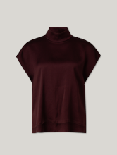 Bild von Blusenshirt aus Satin ALARIA