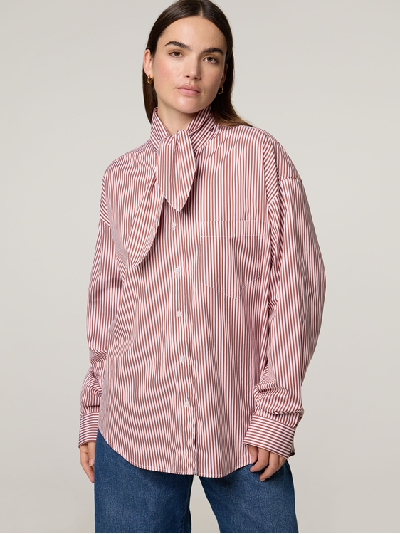 Bild von Schluppenbluse aus Baumwolle