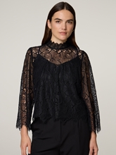 Image sur Blouse avec dentelle LUCIA