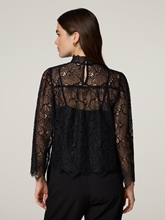 Image sur Blouse avec dentelle LUCIA