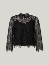 Image sur Blouse avec dentelle LUCIA