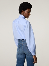 Image sur Chemisier à col lavallière en coton