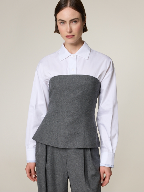 Bild von Bandeau-Top mit Wolle