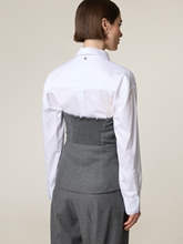 Bild von Bandeau-Top mit Wolle