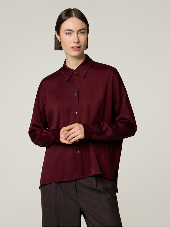 Bild von Hemdbluse aus Satin CLOELIA
