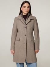 Bild von Wollmantel mit Stehkragen