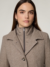 Bild von Wollmantel mit Stehkragen