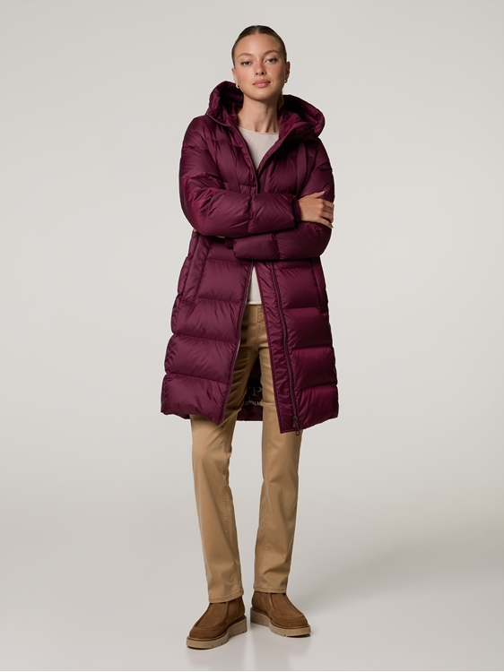 Bild von Steppmantel mit Kapuze