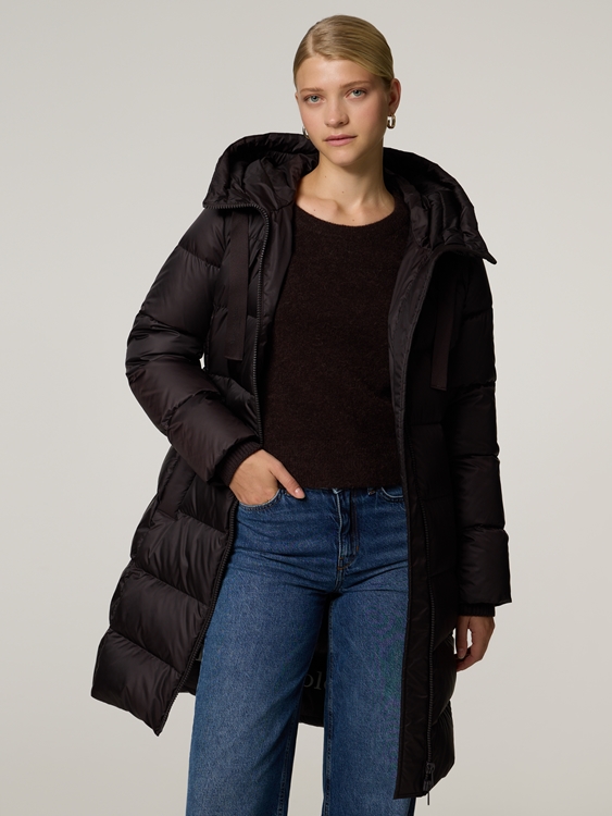 Bild von Daunenmantel mit Kapuze