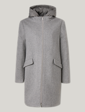 Bild von Wollmantel mit Stehkragen