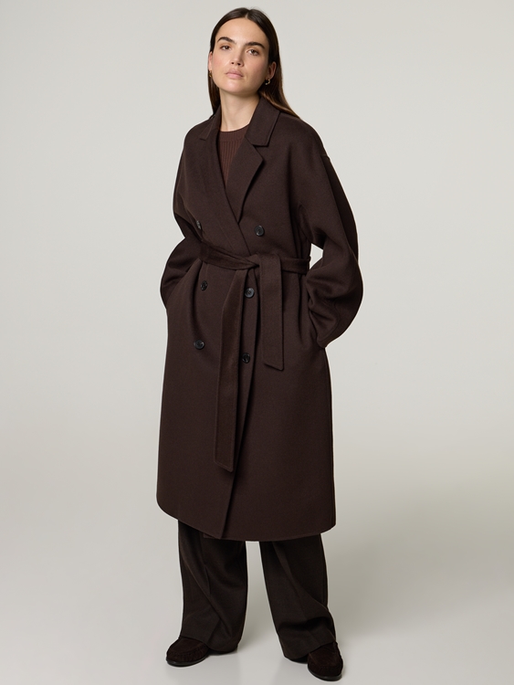 Bild von Doppelreihiger Mantel mit Wolle