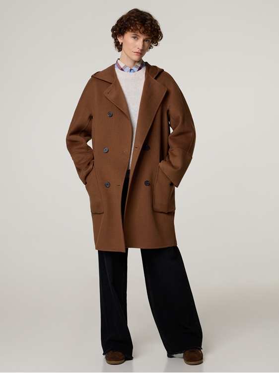 Bild von Kurzer Mantel mit Wolle