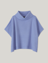 Bild von Poncho aus Kaschmir-Mix