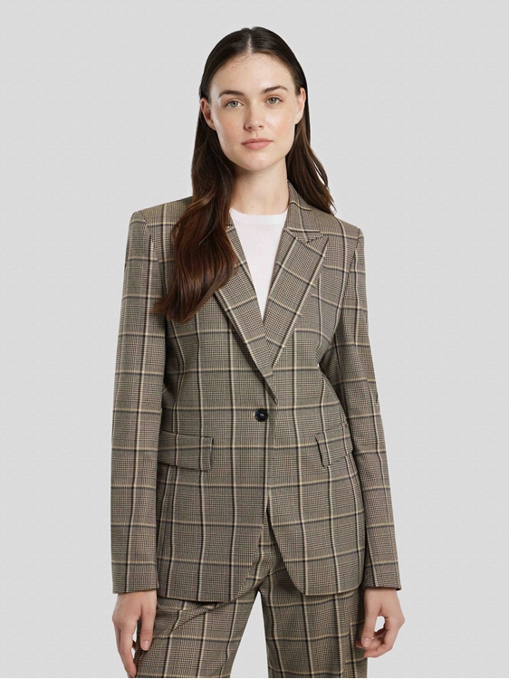 Bild von Blazer mit Karo-Muster