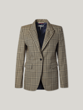 Bild von Blazer mit Karo-Muster
