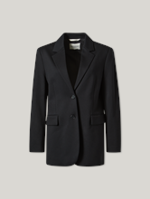 Bild von Long-Blazer aus Jersey