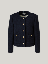 Image sur Blazer en tweed Boxy Fit