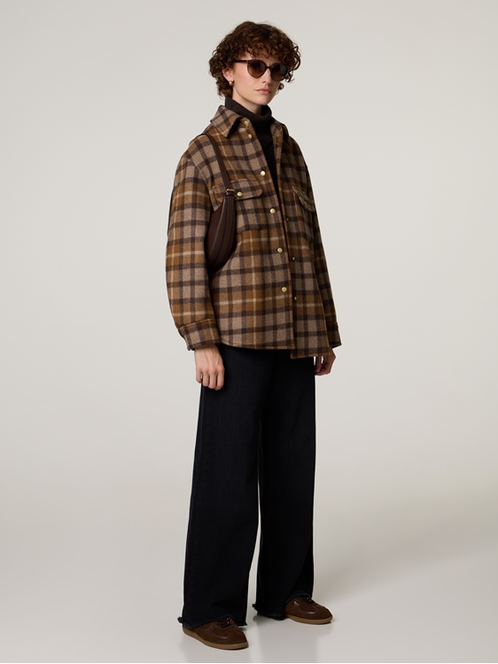 Bild von Overshirt mit Wolle