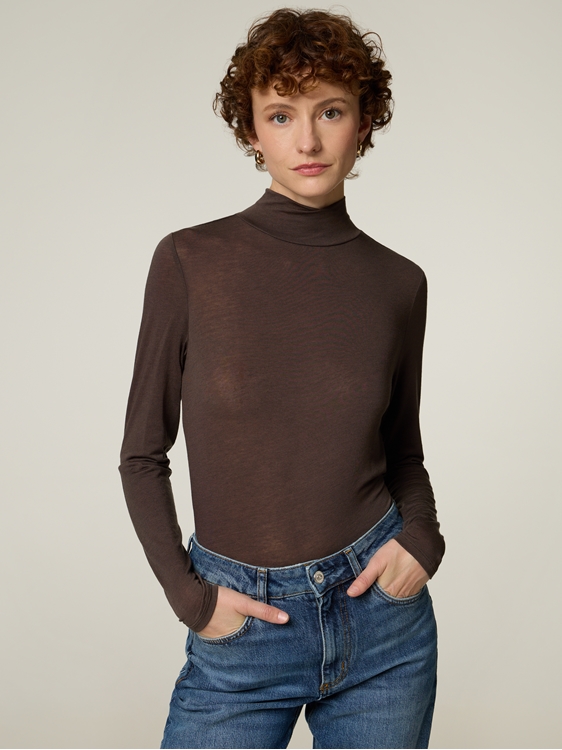 Bild von Rollkragenshirt mit Wolle