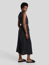 Bild von Leinenkleid mit Schlitz