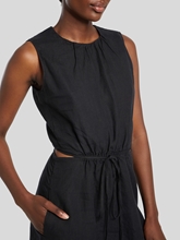 Bild von Leinenkleid mit Schlitz