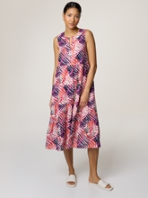 Image sur Robe midi imprimée