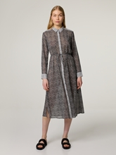 Image sur Robe midi en chiffon