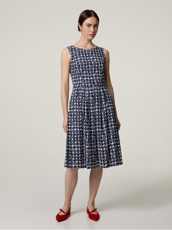Image sur Robe midi à motifs