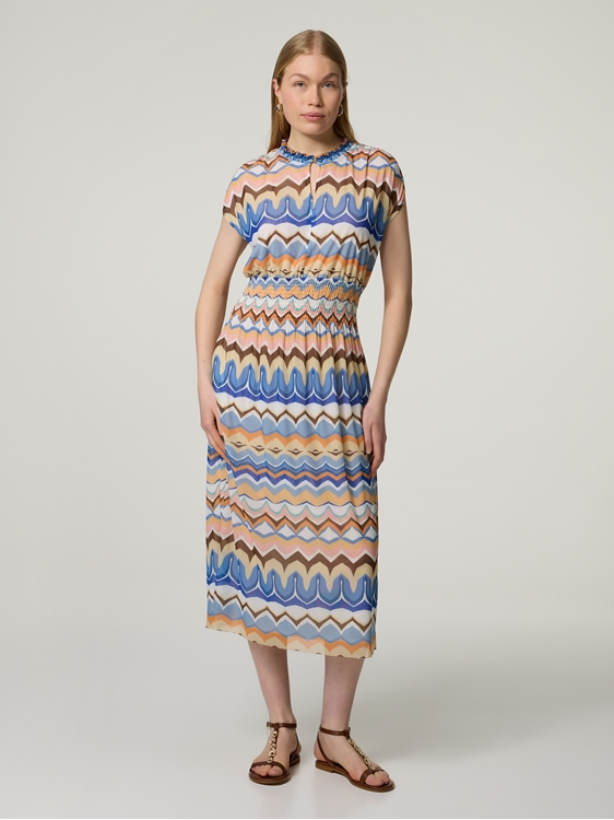 Image sur Robe midi avec imprimé