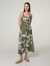 Image sur Robe midi imprimée