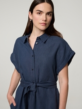Image sur Robe midi en lin
