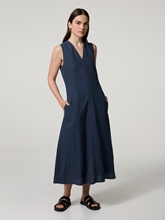 Image sur Robe midi en lin