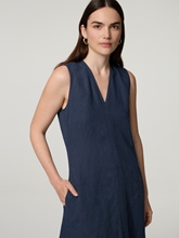 Image sur Robe midi en lin