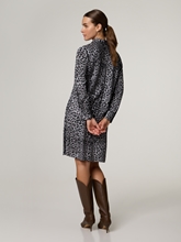 Image sur Robe midi avec imprimé léopard