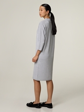 Image sur Robe en maille mini avec col montant