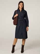 Image sur Robe midi en denim