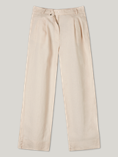 Bild von Leinenhose mit weitem Bein