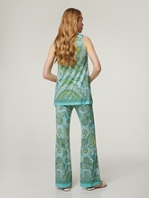 Bild von Weite Hose mit Paisley-Print