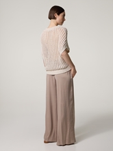 Image sur Pantalon palazzo en satin