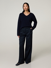 Bild von Bundfaltenhose mit Wolle