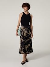 Image sur Jupe midi en viscose