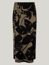 Image sur Jupe midi en viscose