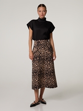 Bild von Midijupe mit Leo-Print