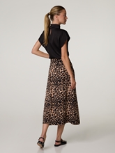 Bild von Midijupe mit Leo-Print