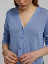 Bild von Strickjacke aus Leinen