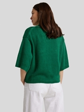 Bild von Strickjacke mit kurzen Ärmeln